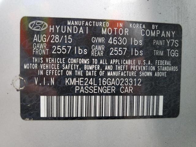 Photo 11 VIN: KMHE24L16GA023312 - HYUNDAI SONATA 