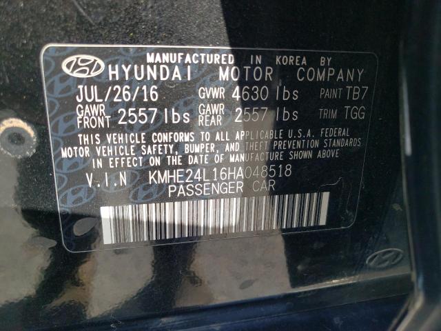 Photo 11 VIN: KMHE24L16HA048518 - HYUNDAI SONATA 