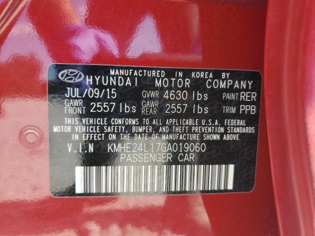 Photo 11 VIN: KMHE24L17GA019060 - HYUNDAI SONATA HYB 