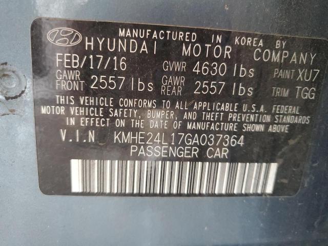 Photo 11 VIN: KMHE24L17GA037364 - HYUNDAI SONATA HYB 