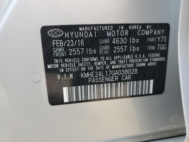 Photo 11 VIN: KMHE24L17GA038028 - HYUNDAI SONATA HYB 