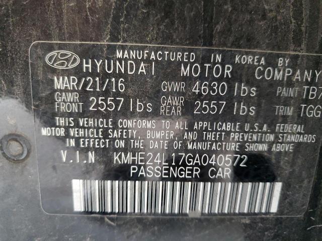 Photo 11 VIN: KMHE24L17GA040572 - HYUNDAI SONATA 