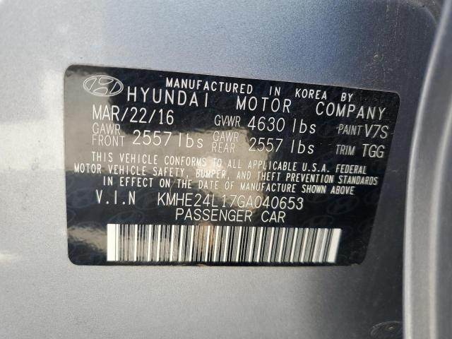 Photo 11 VIN: KMHE24L17GA040653 - HYUNDAI SONATA 