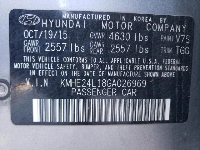 Photo 11 VIN: KMHE24L18GA026969 - HYUNDAI SONATA HYB 