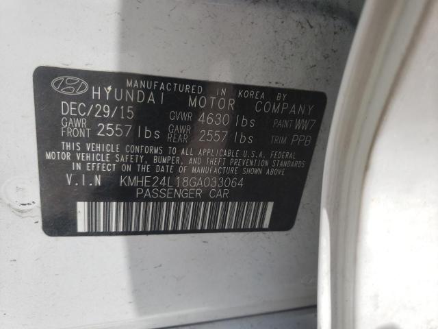 Photo 9 VIN: KMHE24L18GA033064 - HYUNDAI SONATA HYB 