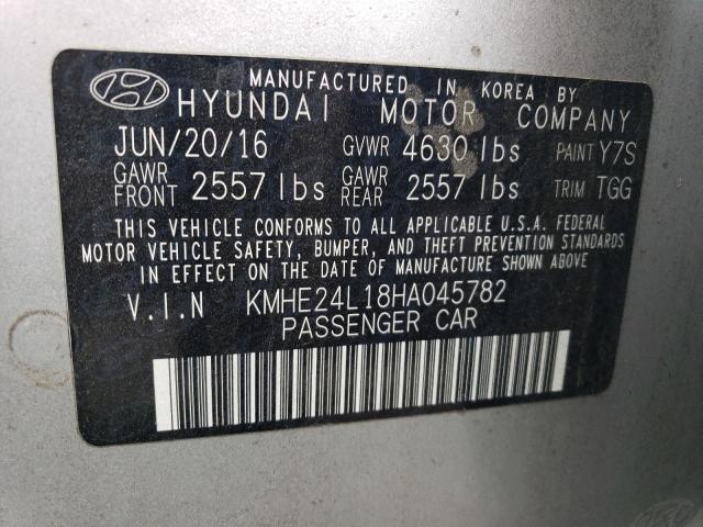 Photo 11 VIN: KMHE24L18HA045782 - HYUNDAI SONATA 