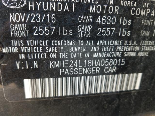 Photo 9 VIN: KMHE24L18HA058015 - HYUNDAI SONATA HYB 