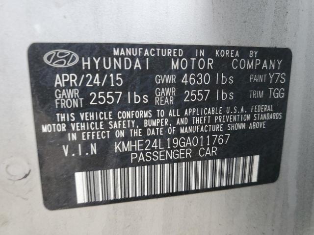 Photo 12 VIN: KMHE24L19GA011767 - HYUNDAI SONATA 