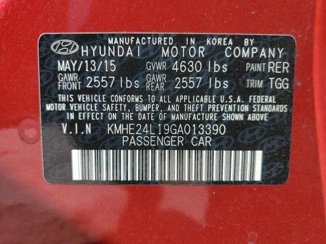 Photo 12 VIN: KMHE24L19GA013390 - HYUNDAI SONATA 