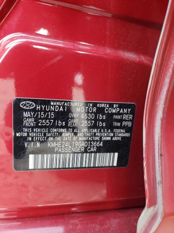 Photo 9 VIN: KMHE24L19GA013664 - HYUNDAI SONATA HYB 