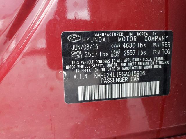 Photo 11 VIN: KMHE24L19GA015916 - HYUNDAI SONATA HYB 