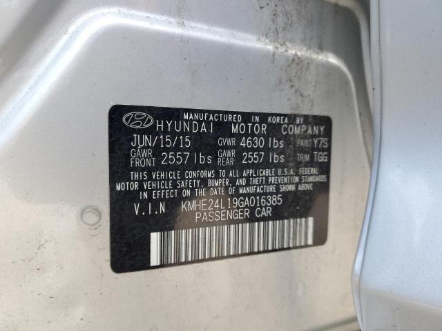 Photo 11 VIN: KMHE24L19GA016385 - HYUNDAI SONATA HYB 