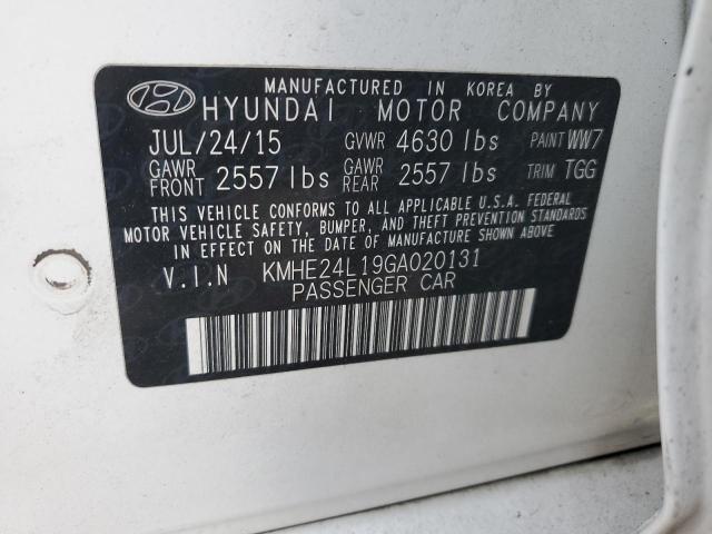 Photo 11 VIN: KMHE24L19GA020131 - HYUNDAI SONATA HYB 