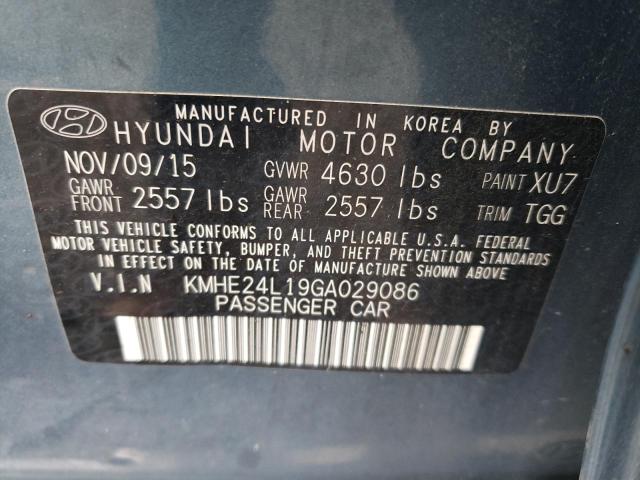 Photo 11 VIN: KMHE24L19GA029086 - HYUNDAI SONATA 