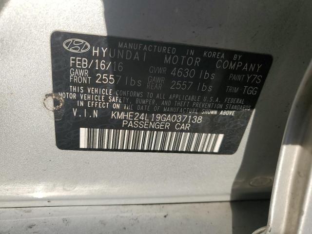 Photo 11 VIN: KMHE24L19GA037138 - HYUNDAI SONATA HYB 