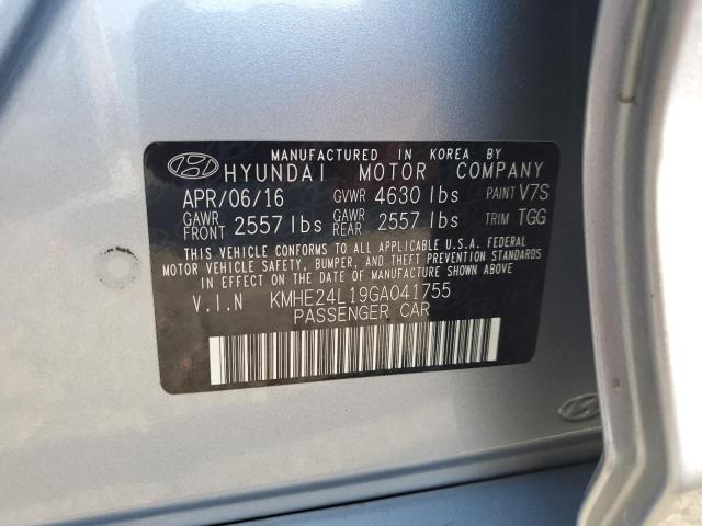 Photo 11 VIN: KMHE24L19GA041755 - HYUNDAI SONATA 