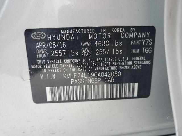 Photo 11 VIN: KMHE24L19GA042050 - HYUNDAI SONATA 