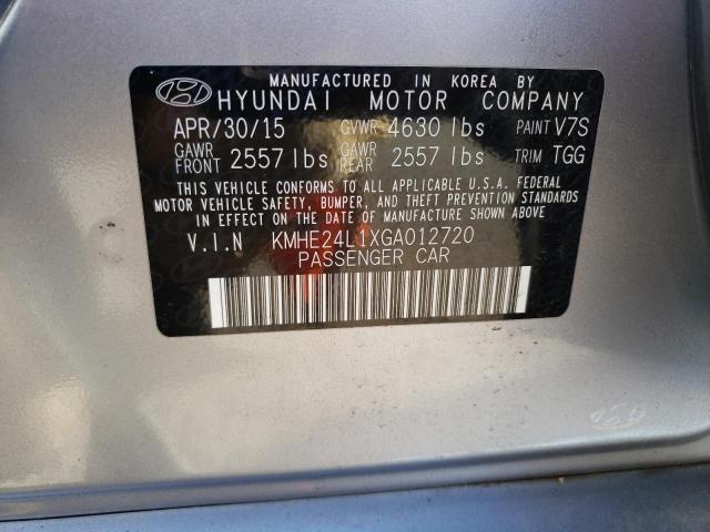 Photo 11 VIN: KMHE24L1XGA012720 - HYUNDAI SONATA 