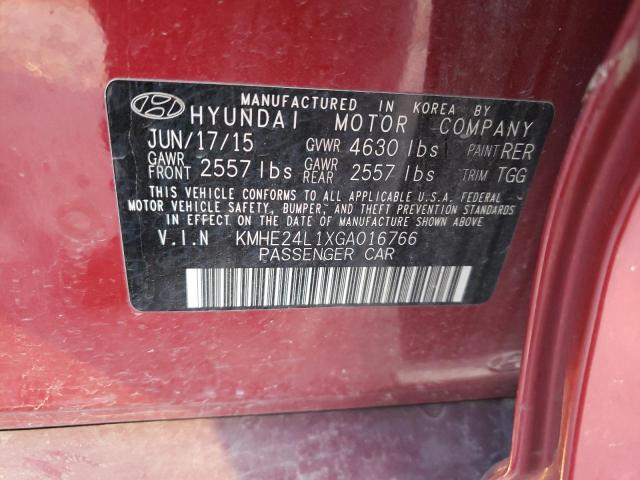 Photo 9 VIN: KMHE24L1XGA016766 - HYUNDAI SONATA HYB 