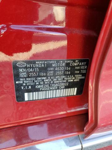 Photo 11 VIN: KMHE24L1XGA028822 - HYUNDAI SONATA HYB 