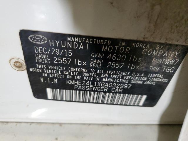 Photo 11 VIN: KMHE24L1XGA032997 - HYUNDAI SONATA 