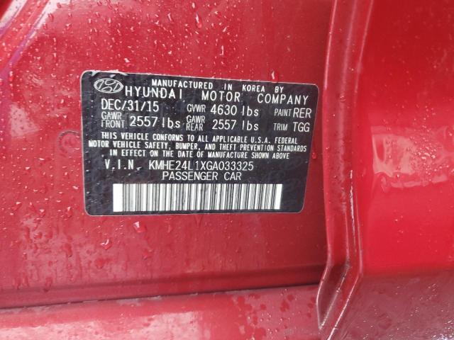 Photo 12 VIN: KMHE24L1XGA033325 - HYUNDAI SONATA HYB 