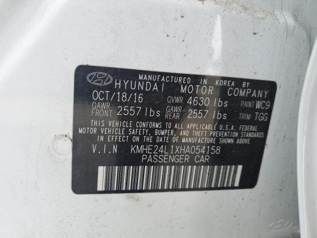 Photo 11 VIN: KMHE24L1XHA054158 - HYUNDAI SONATA HYB 