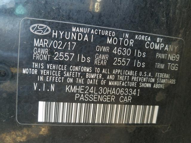 Photo 9 VIN: KMHE24L30HA063341 - HYUNDAI SONATA HYB 