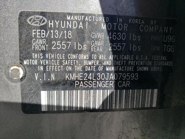 Photo 11 VIN: KMHE24L30JA079593 - HYUNDAI SONATA 