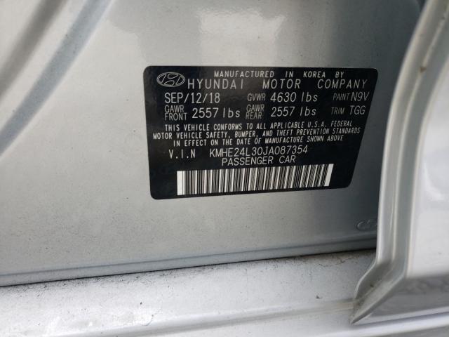 Photo 9 VIN: KMHE24L30JA087354 - HYUNDAI SONATA HYB 