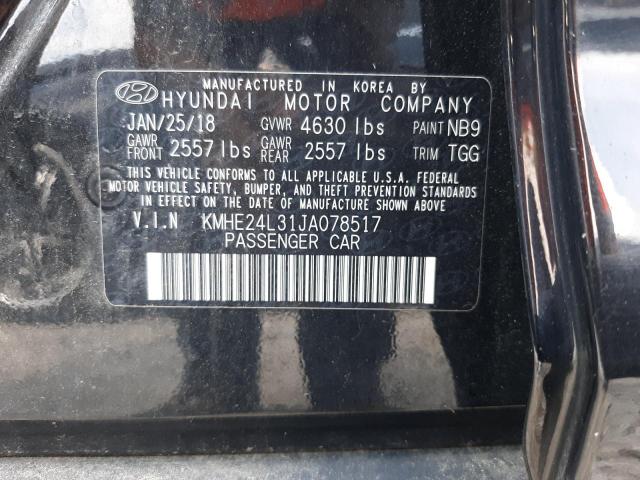 Photo 11 VIN: KMHE24L31JA078517 - HYUNDAI SONATA HYB 