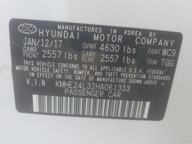 Photo 9 VIN: KMHE24L32HA061333 - HYUNDAI SONATA 