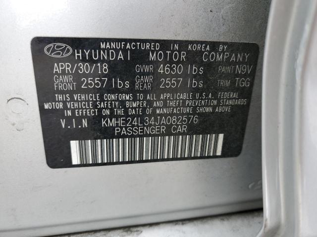 Photo 9 VIN: KMHE24L34JA082576 - HYUNDAI SONATA HYB 