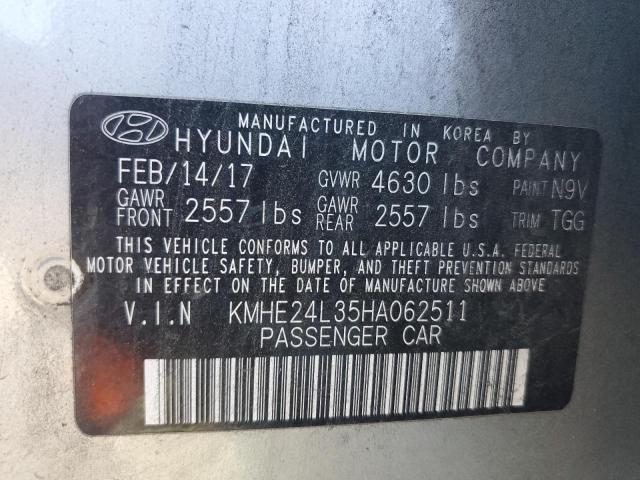 Photo 11 VIN: KMHE24L35HA062511 - HYUNDAI SONATA HYB 