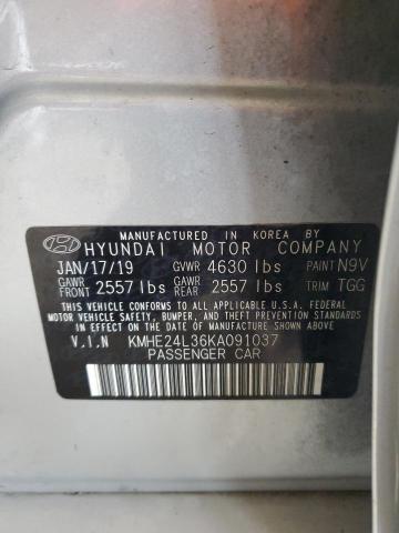 Photo 11 VIN: KMHE24L36KA091037 - HYUNDAI SONATA HYB 