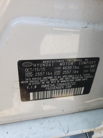 Photo 9 VIN: KMHE34L10GA026722 - HYUNDAI SONATA HYB 