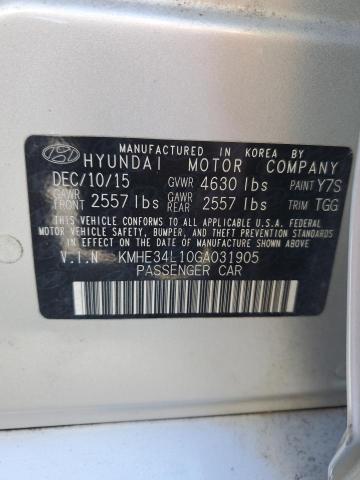 Photo 11 VIN: KMHE34L10GA031905 - HYUNDAI SONATA 