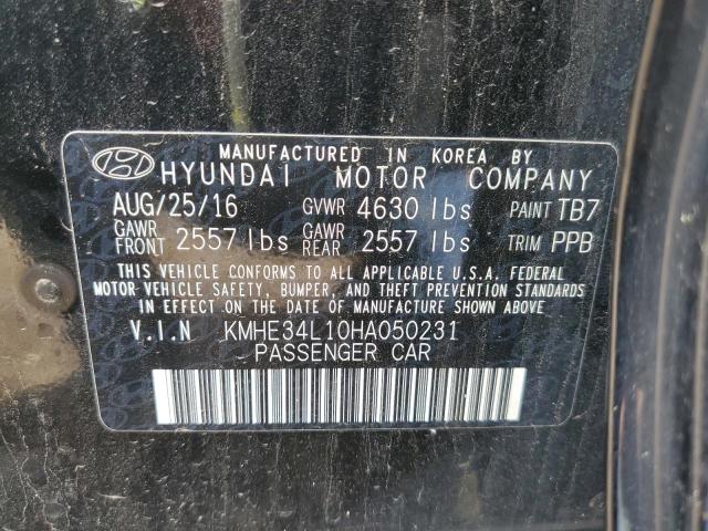 Photo 9 VIN: KMHE34L10HA050231 - HYUNDAI SONATA HYB 