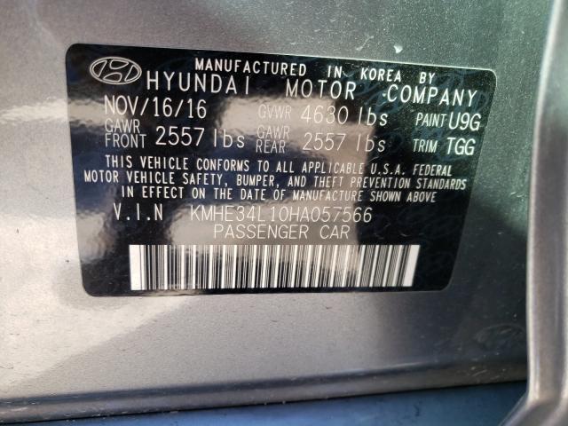 Photo 9 VIN: KMHE34L10HA057566 - HYUNDAI SONATA HYB 