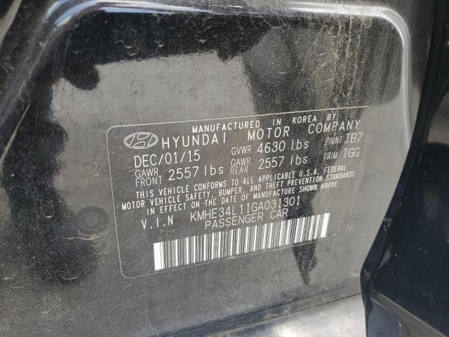 Photo 11 VIN: KMHE34L11GA031301 - HYUNDAI SONATA HYB 