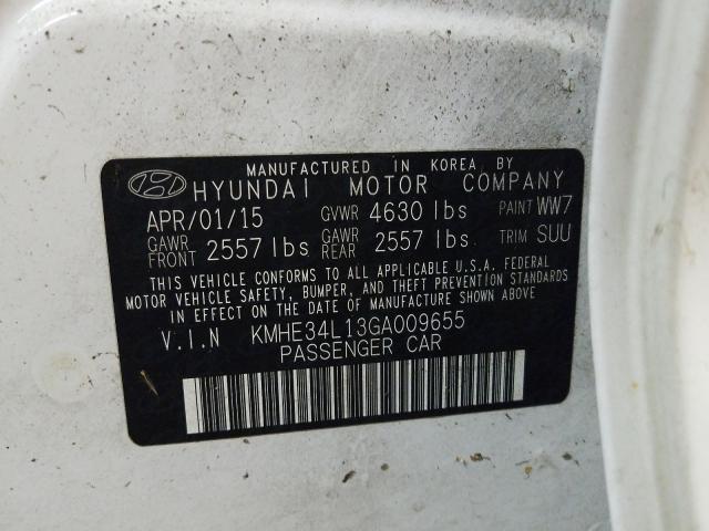 Photo 9 VIN: KMHE34L13GA009655 - HYUNDAI SONATA HYB 