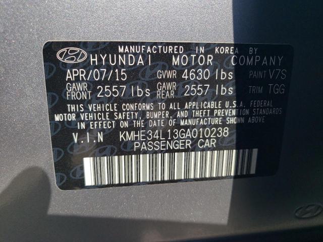 Photo 11 VIN: KMHE34L13GA010238 - HYUNDAI SONATA HYB 