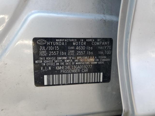 Photo 11 VIN: KMHE34L13GA019277 - HYUNDAI SONATA HYB 