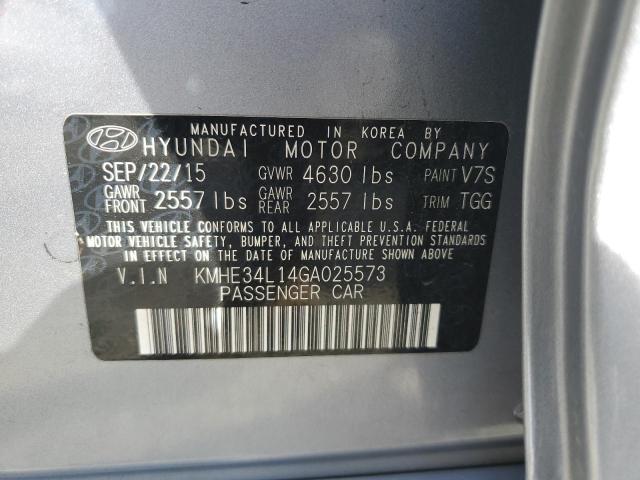 Photo 11 VIN: KMHE34L14GA025573 - HYUNDAI SONATA 