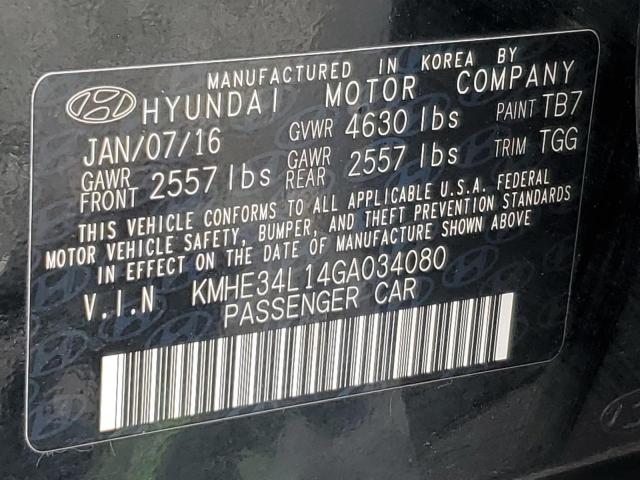 Photo 11 VIN: KMHE34L14GA034080 - HYUNDAI SONATA HYB 