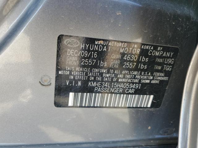 Photo 12 VIN: KMHE34L15HA059491 - HYUNDAI SONATA HYB 