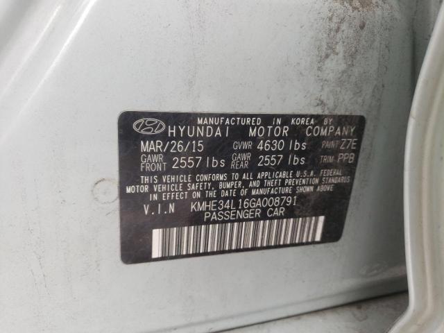 Photo 9 VIN: KMHE34L16GA008791 - HYUNDAI SONATA HYB 