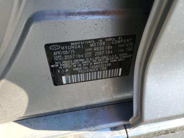 Photo 9 VIN: KMHE34L16GA010198 - HYUNDAI SONATA HYB 