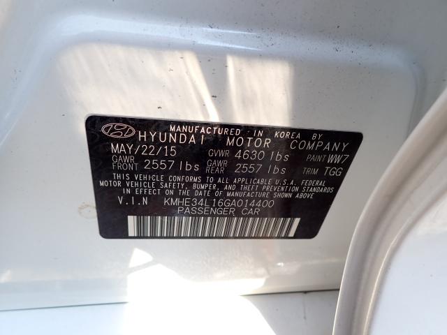 Photo 9 VIN: KMHE34L16GA014400 - HYUNDAI SONATA HYB 