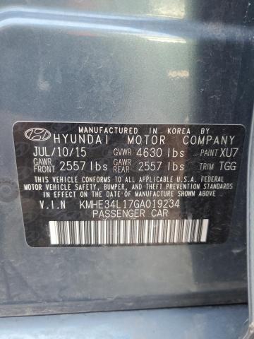 Photo 11 VIN: KMHE34L17GA019234 - HYUNDAI SONATA HYB 